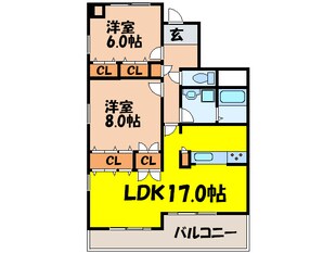 プレミ－ル桃山台の物件間取画像